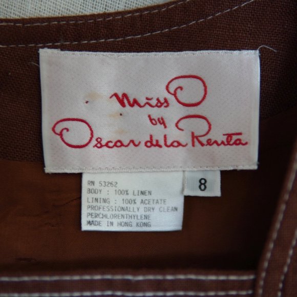 Vintage Oscar de la Renta Dress - Picture 11 of 12